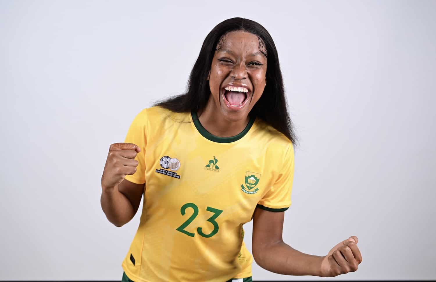 Ronnel Donnelly of South Africa during the 2024 Women's Africa Cup of Nations Final South Africa Photo Call in Morocco on 5 July 2025 ©BackpagePix